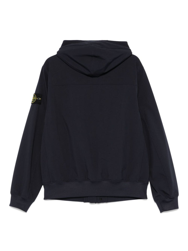 STONE ISLAND - LIGHT SOFT SHELL - R_e.dye® TECHNOLOGY, RECYCLED POLYESTER bleu - Lothaire