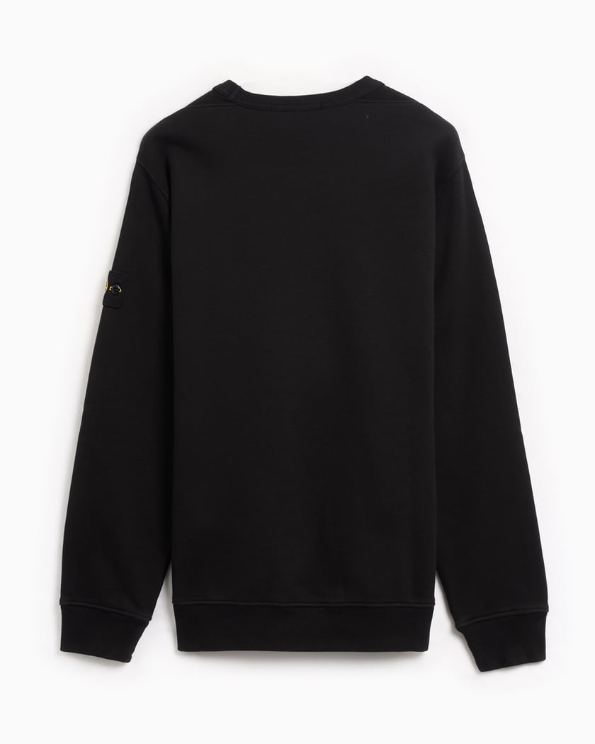 STONE ISLAND - Oversized - Fit Heavy Fleece Crewneck Sweatshirt Noir - Lothaire