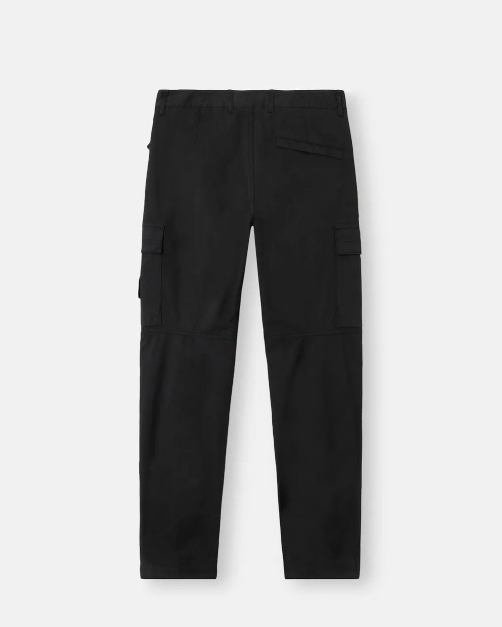 STONE ISLAND - Pantalon cargo coupe fuselée regular à poches zippées noir - Lothaire