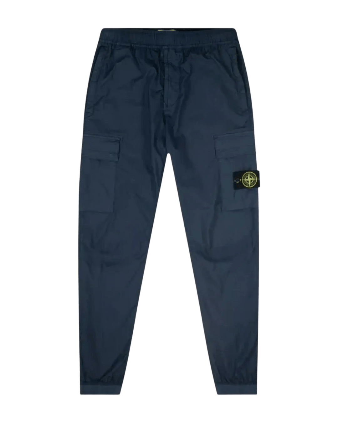 STONE ISLAND - Pantalon cargo coupe fuselée regular à poches zippées PARACADUTE Bleu - Lothaire