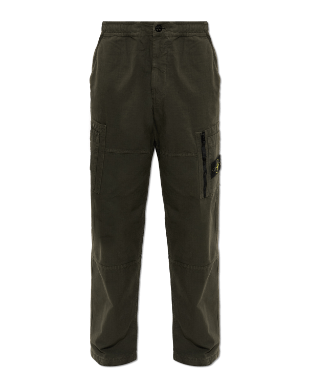 STONE ISLAND - Pantalon cargo en coton Gris anthracite - Lothaire