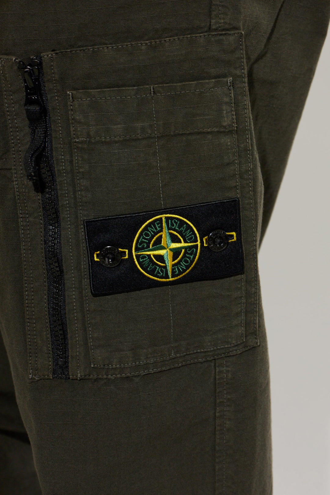 STONE ISLAND - Pantalon cargo en coton Gris anthracite - Lothaire