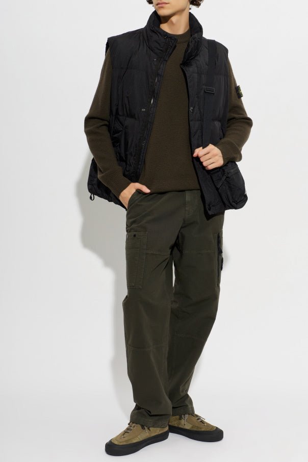 STONE ISLAND - Pantalon cargo en coton Gris anthracite - Lothaire