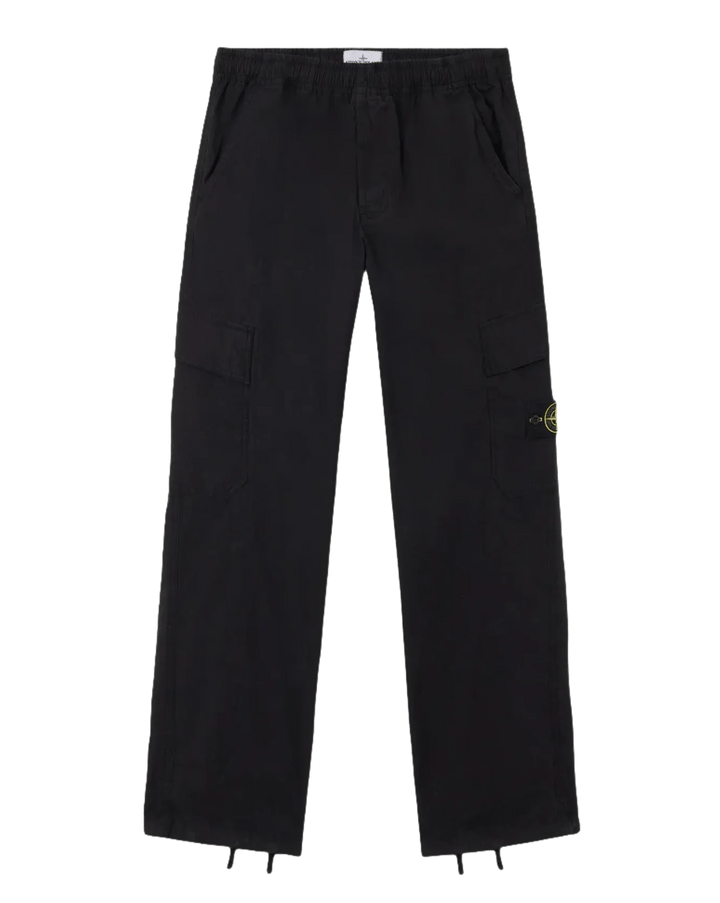 STONE ISLAND - Pantalon cargo Noir - Lothaire