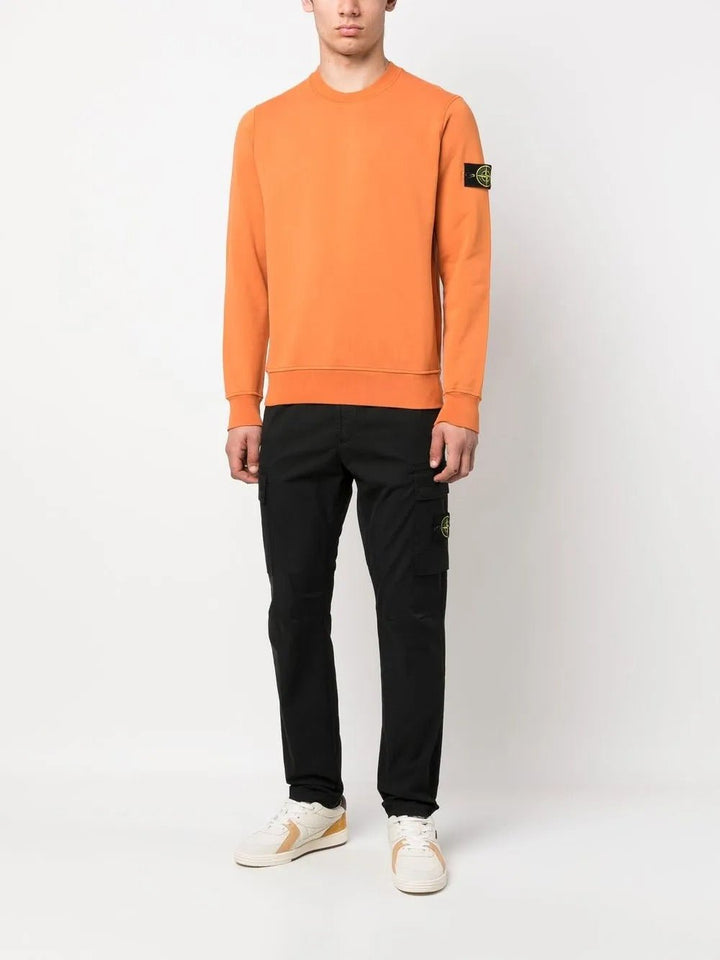 STONE ISLAND - Pantalons Fuselé à Patch Compass Noir - Lothaire