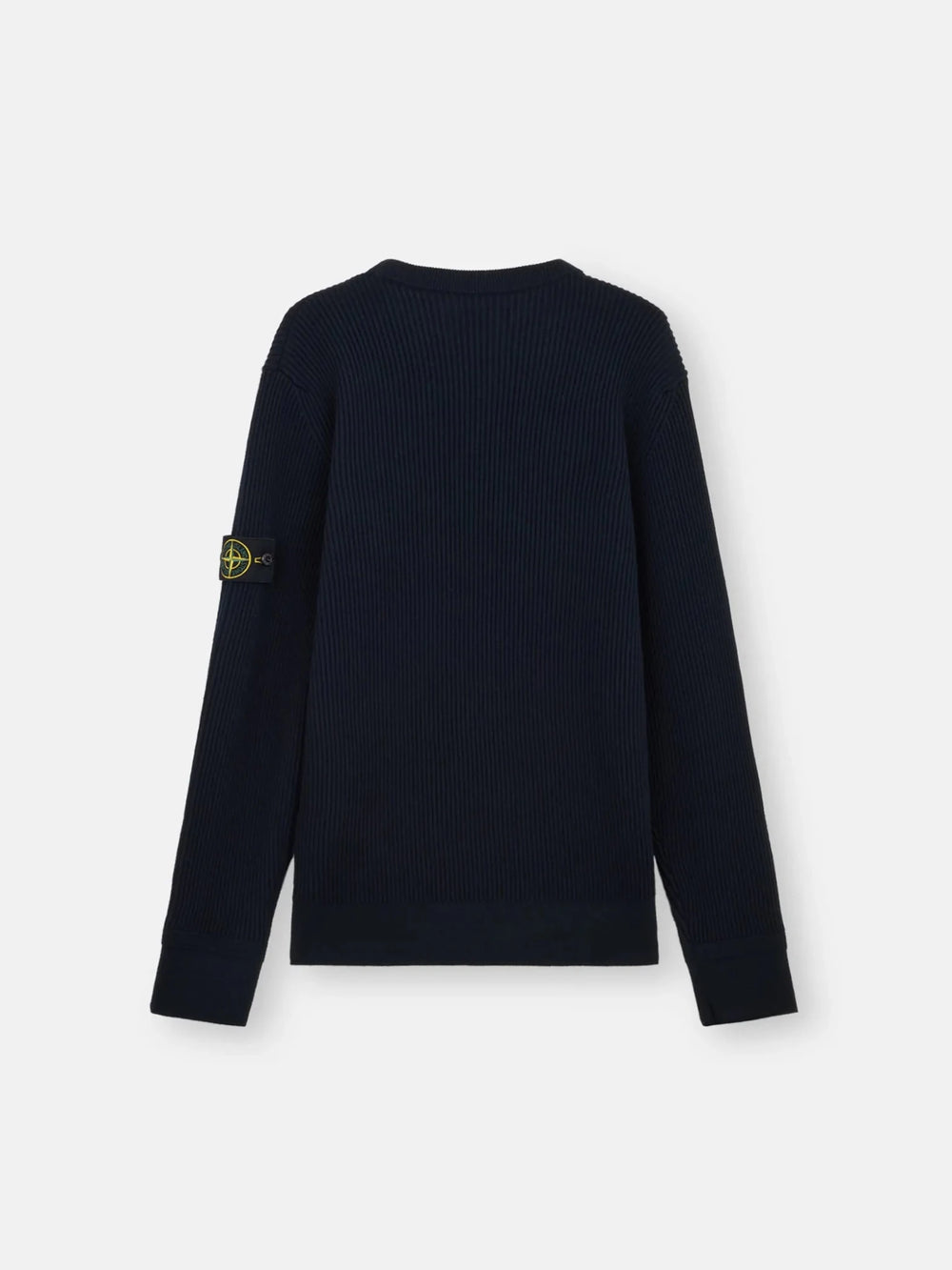 STONE ISLAND - Pull 5100053 FULL RIB RWS WOOL Bleu marine - Lothaire