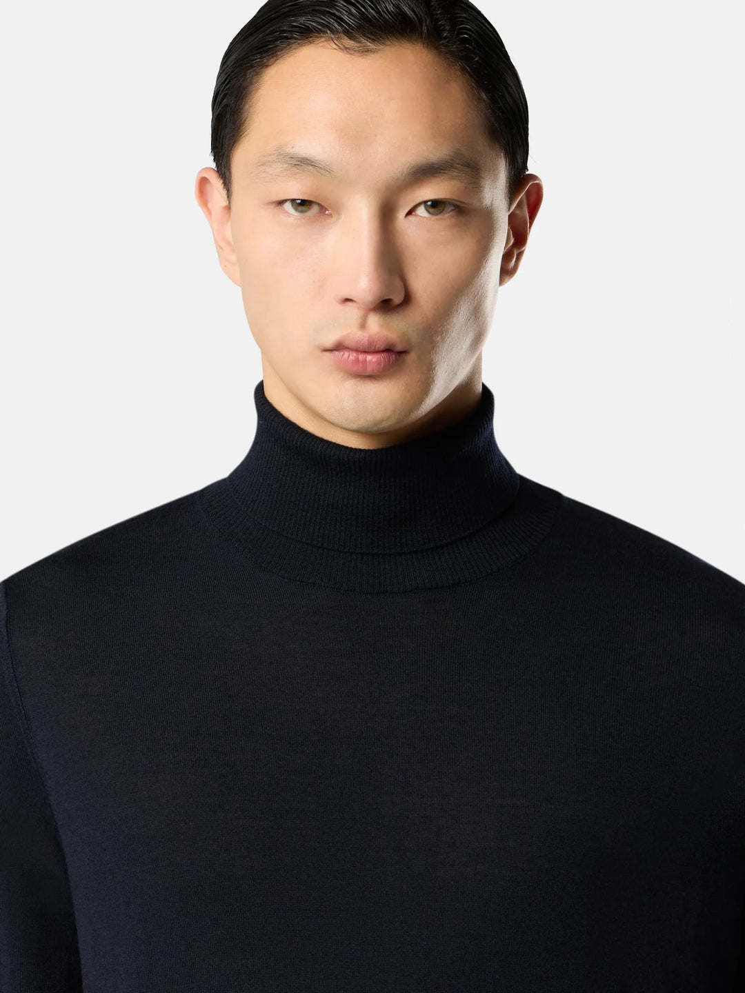 STONE ISLAND - Pull 5100075 PURE LIGHT RWS WOOL_STONE ISLAND GHOST Marine - Lothaire