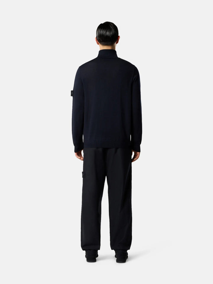 STONE ISLAND - Pull 5100075 PURE LIGHT RWS WOOL_STONE ISLAND GHOST Marine - Lothaire