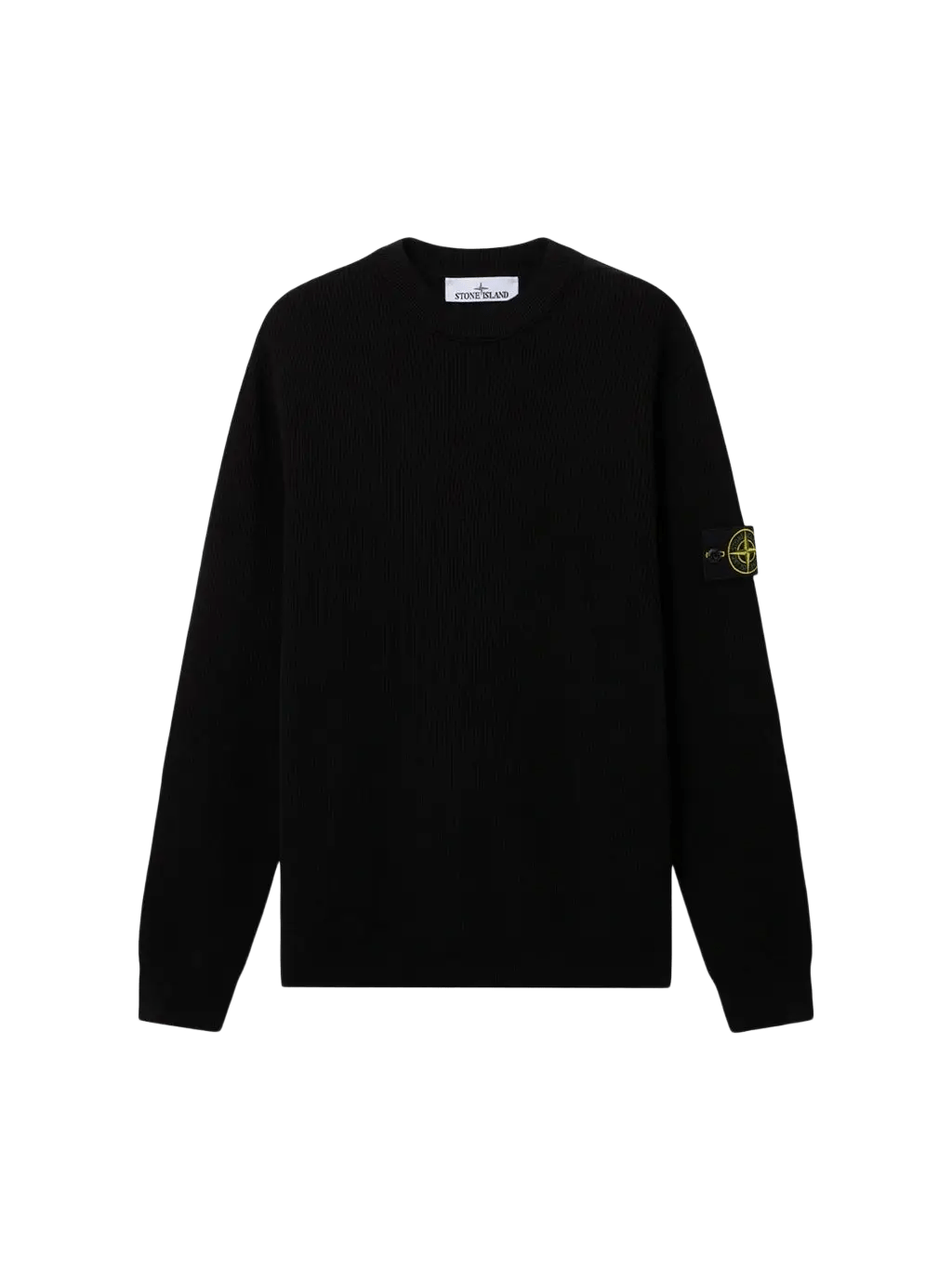 STONE ISLAND - Pull ample ras - du - cou à finitions côtelées - Lothaire