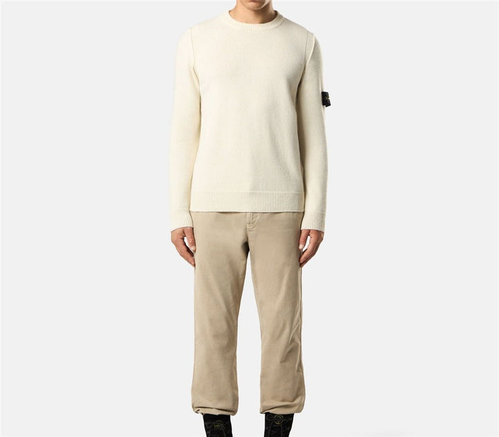STONE ISLAND – Pull en laine d'agneau Ivoire - Lothaire