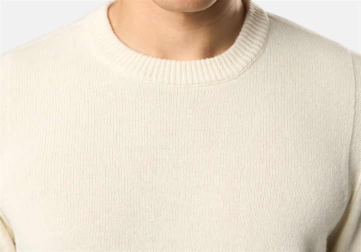 STONE ISLAND – Pull en laine d'agneau Ivoire - Lothaire