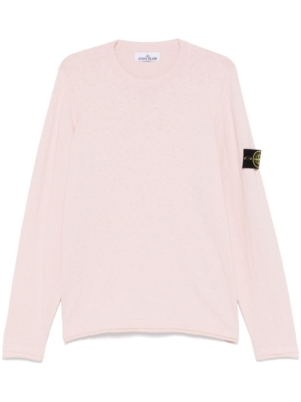 STONE ISLAND - pull en maille fine rose antique - Lothaire