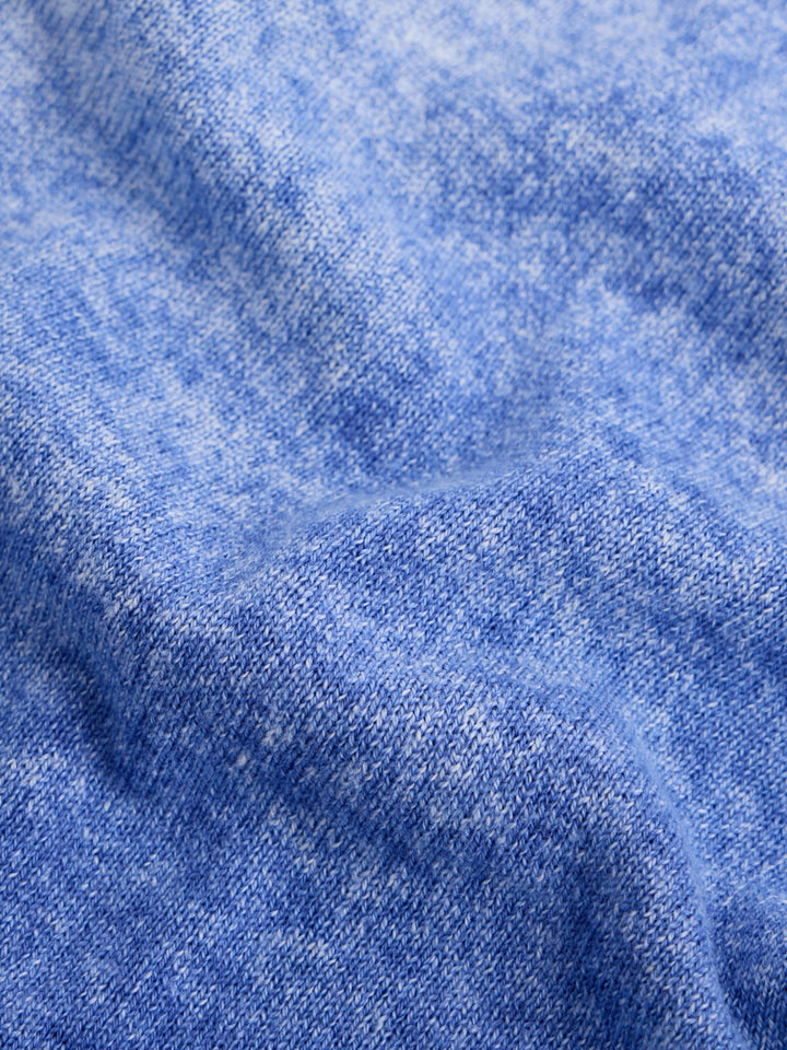 STONE ISLAND - Pull oversize ras - du - cou à intérieur aérographié Bleu - Lothaire