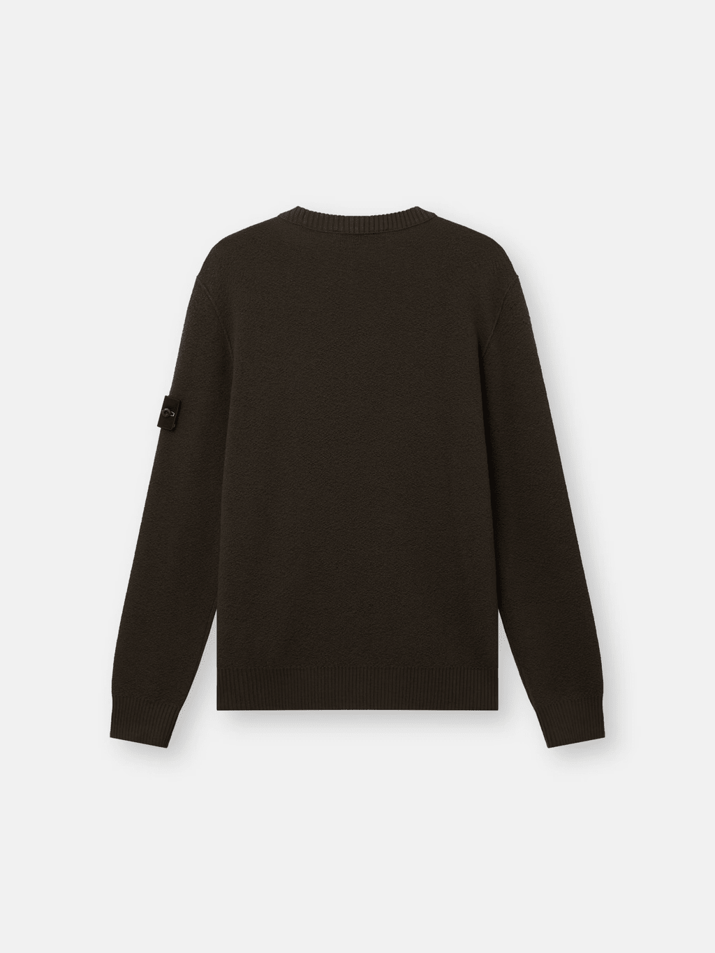 STONE ISLAND - Pull ras-du-cou en laine RWS Gris charbon - Lothaire