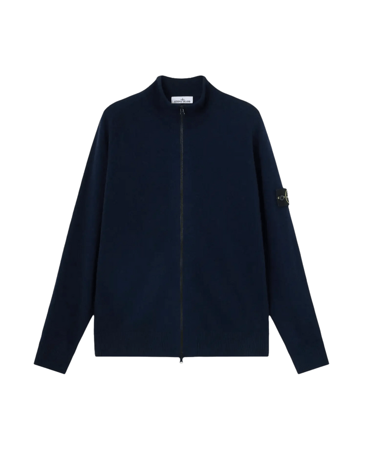 STONE ISLAND - Pull zippé 5100044 LIGHT RWS GEELONG WOOL Marine - Lothaire