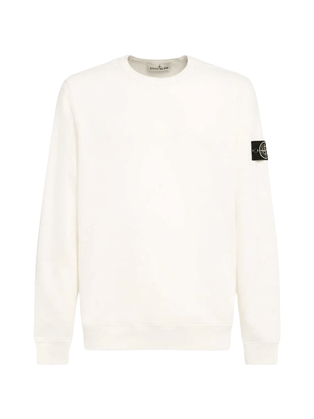 STONE ISLAND - Regular - fit crewneck sweatshirt with raglan sleeves Ivoire - Lothaire