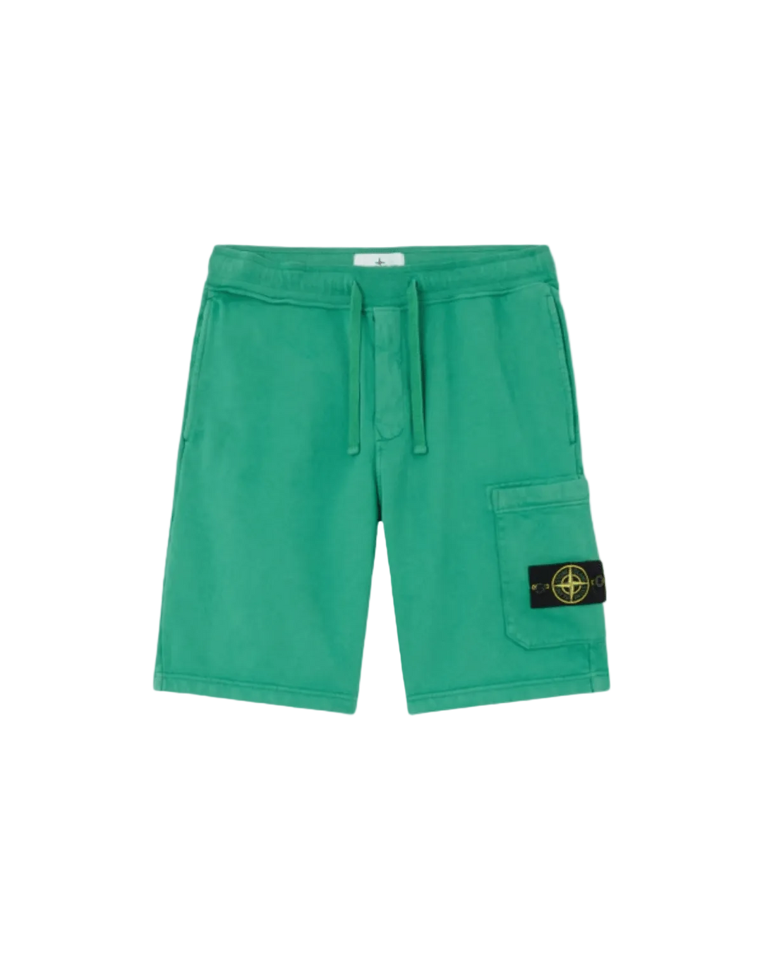 STONE ISLAND - Regular - fit Jogger Shorts with Cargo Pocket Vert émeraude - Lothaire