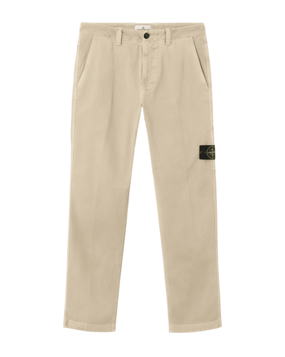 STONE ISLAND - Regular - fit Trousers with Utility Pocket Beige sable - Lothaire