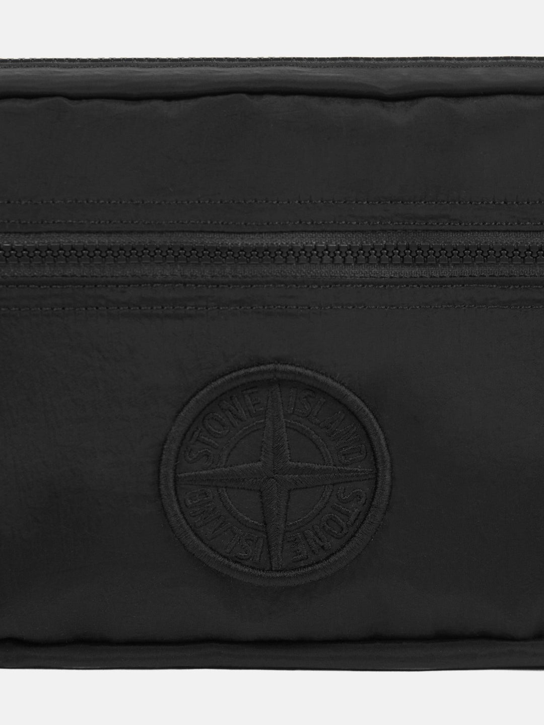 STONE ISLAND - Sac banane rembourré et zippé à poches Noir - Lothaire