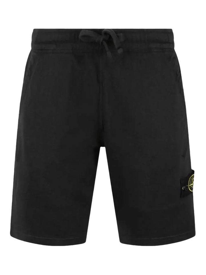 STONE ISLAND - Short à logo Compass noir - Lothaire