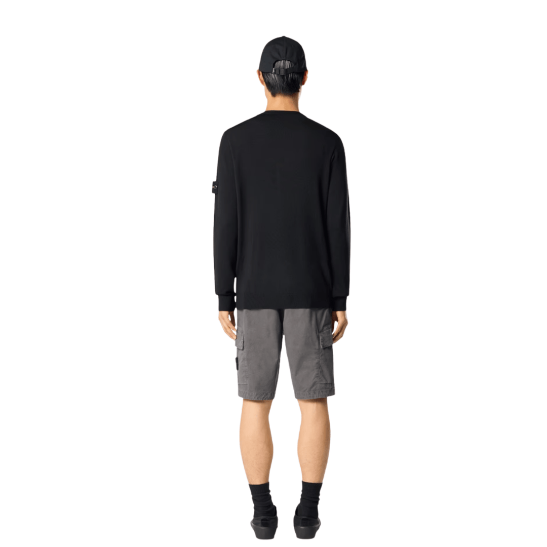 STONE ISLAND - Short cargo 'OLD' Gris Anthracite - Lothaire