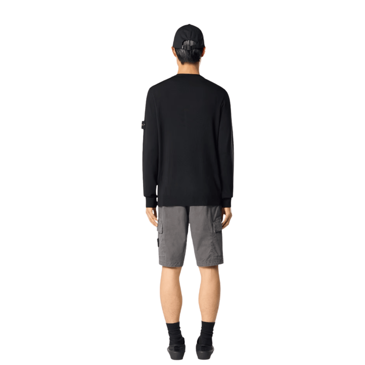 STONE ISLAND - Short cargo 'OLD' Gris Anthracite - Lothaire