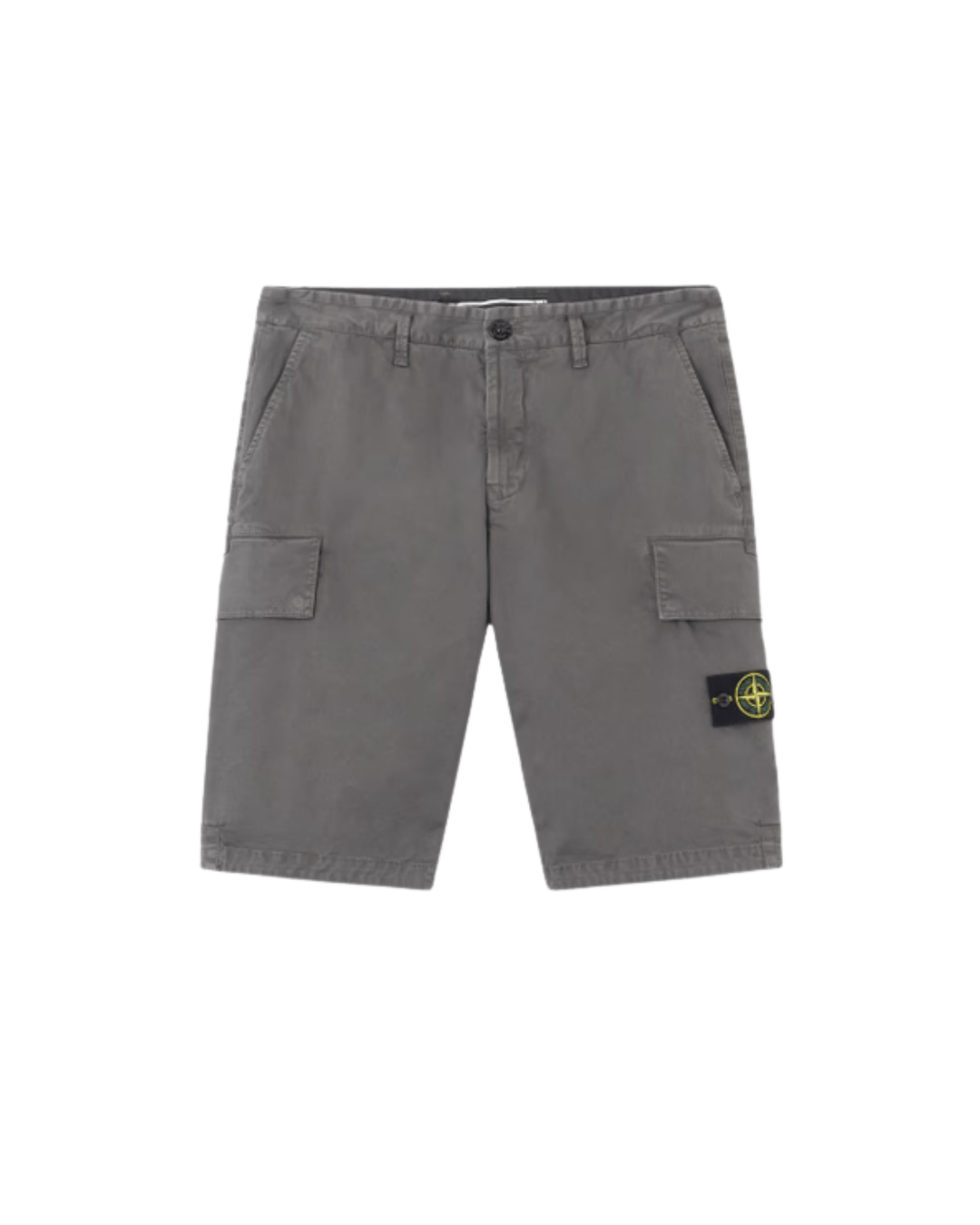 STONE ISLAND - Short cargo 'OLD' Gris Anthracite - Lothaire