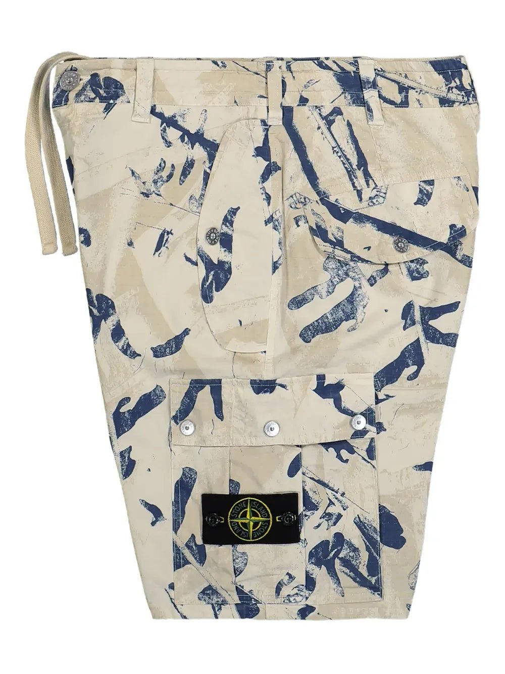 STONE ISLAND - Short chino droit beige camouflage - Lothaire