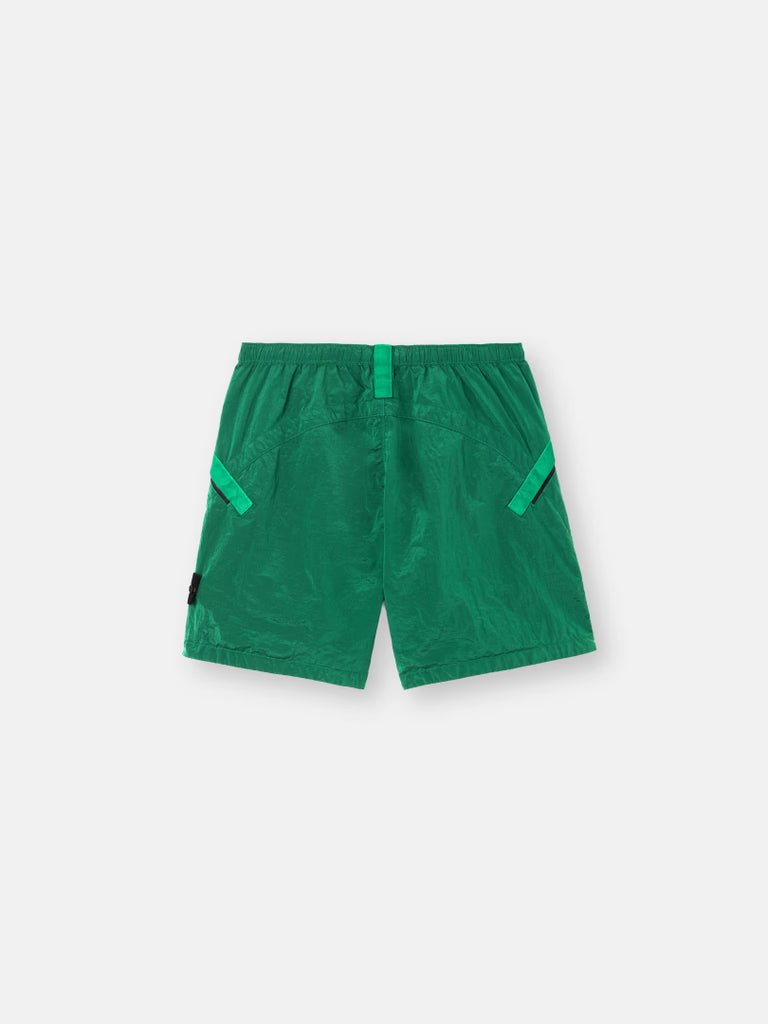 STONE ISLAND - Short confortable avec taille élastiquée Vert malachite - Lothaire