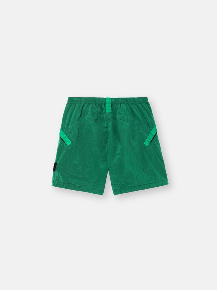 STONE ISLAND - Short confortable avec taille élastiquée Vert malachite - Lothaire
