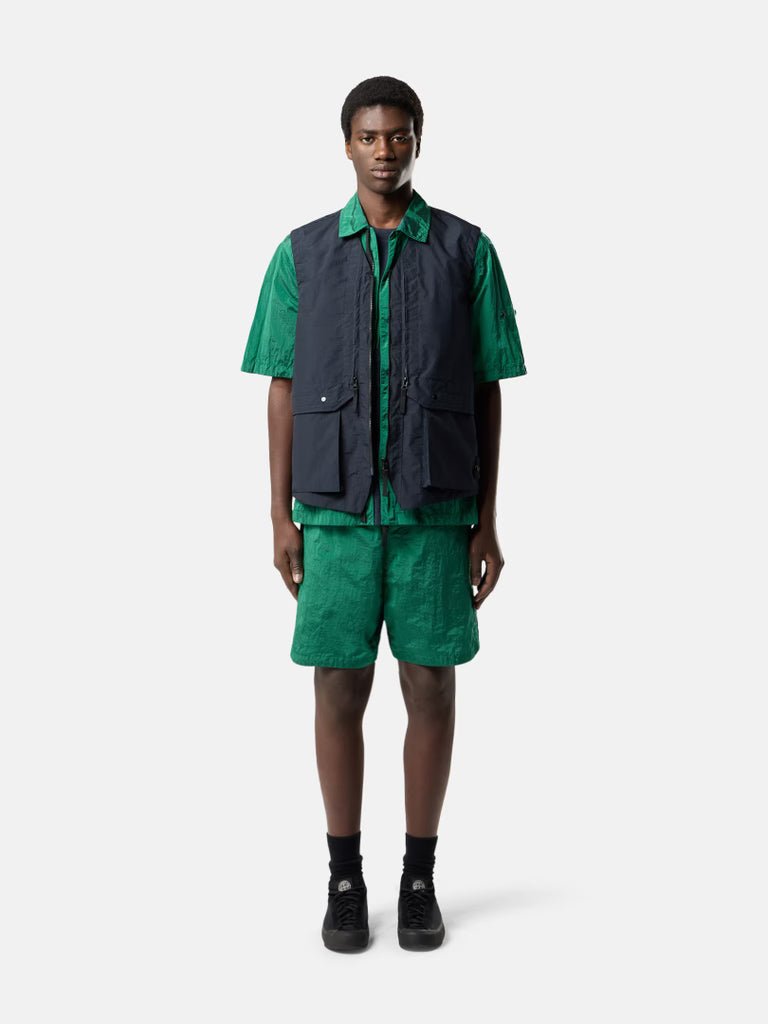 STONE ISLAND - Short confortable avec taille élastiquée Vert malachite - Lothaire