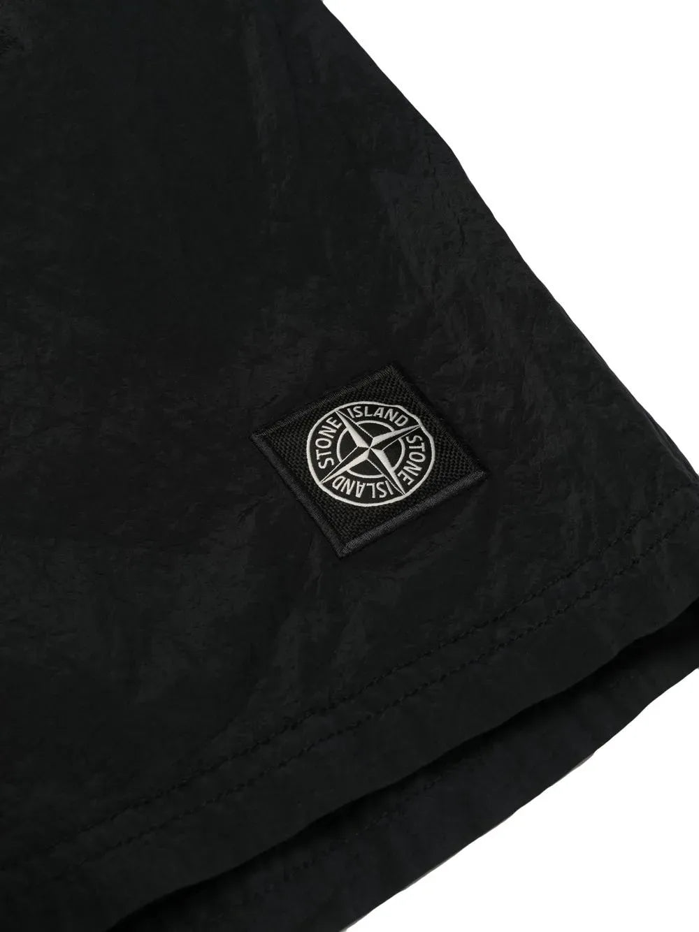 STONE ISLAND - Short de bain à logo Compass noir - Lothaire