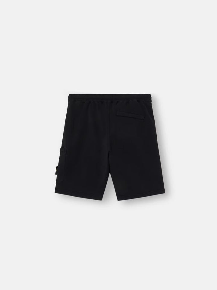 STONE ISLAND - Short de jogging coupe classique avec poche cargo Noir - Lothaire