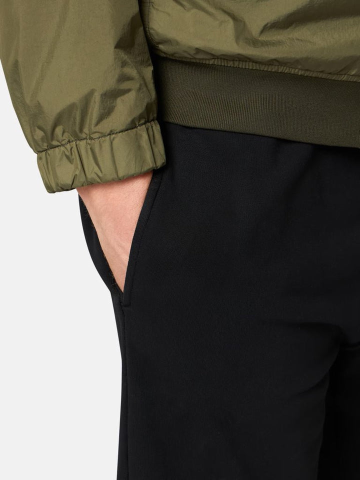 STONE ISLAND - Short de jogging coupe classique avec poche cargo Noir - Lothaire