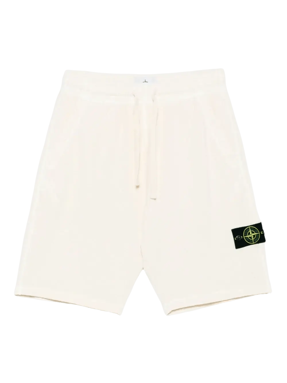 STONE ISLAND - Short de sport en coton beige clair - Lothaire