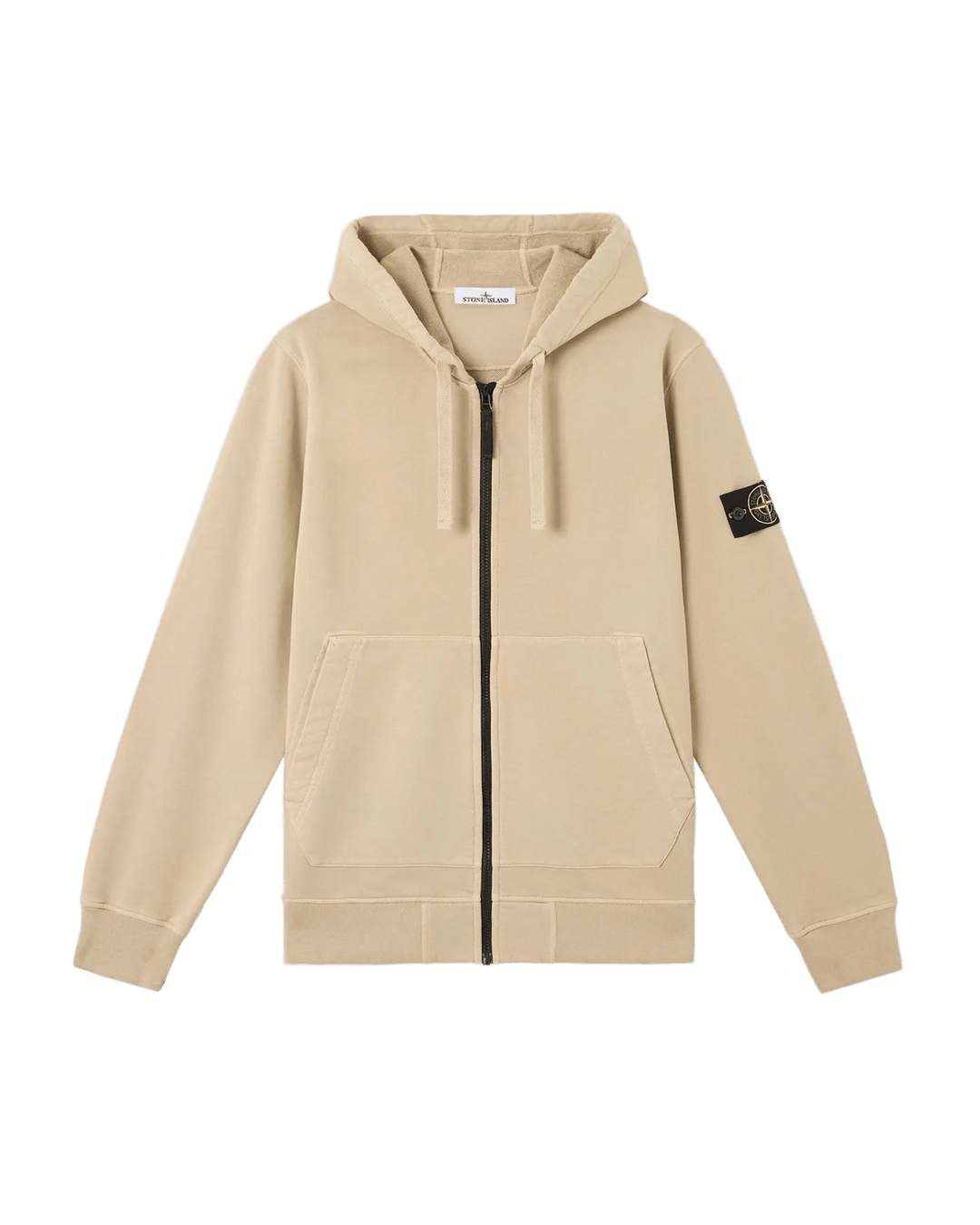 STONE ISLAND - STONE ISLAND - Sweat zippé 6100061 ORGANIC COTTON FLEECE Désert - Lothaire