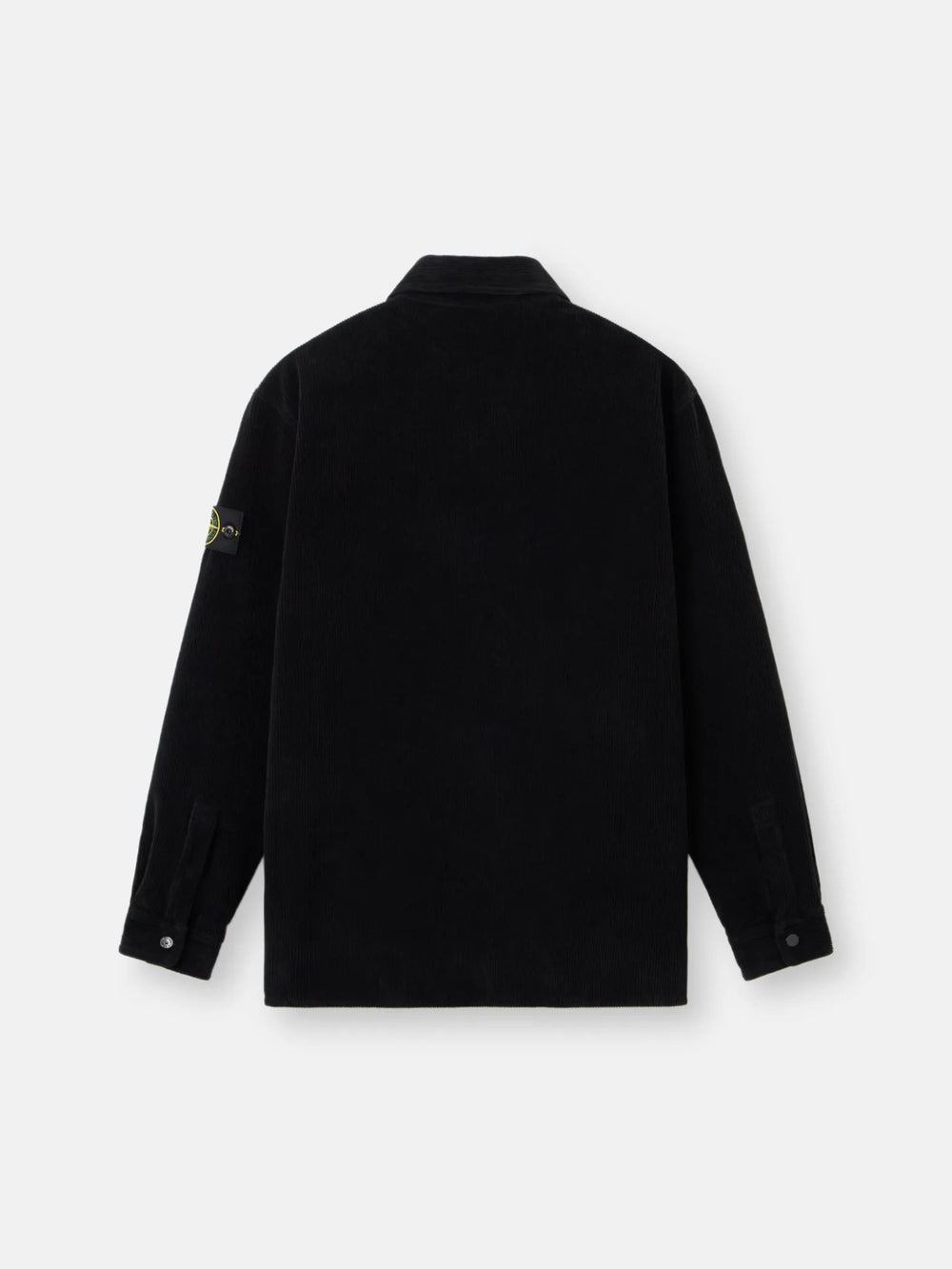 STONE ISLAND - Surchemise 1200012 ORGANIC COTTON CORDUROY 800 Noir - Lothaire