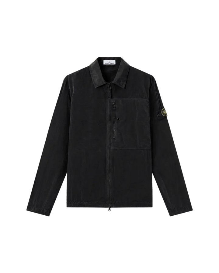 STONE ISLAND - Surchemise 1200041 NYLON METAL IN ECONYL Noir - Lothaire
