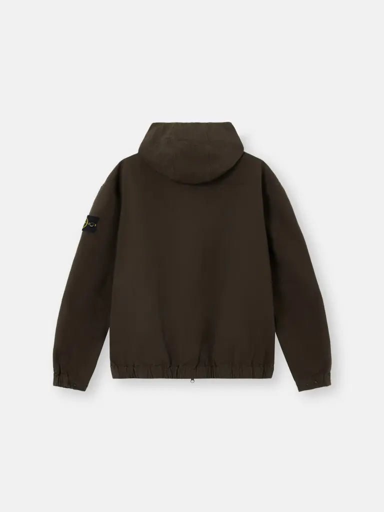 STONE ISLAND – Surchemise à capuche Ripstop Gris anthracite - Lothaire