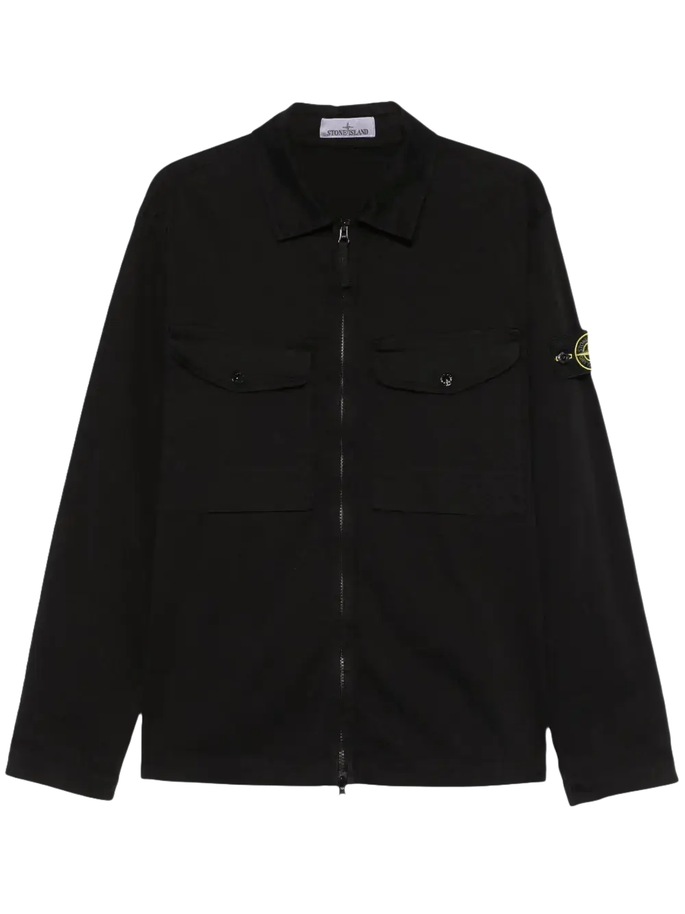 STONE ISLAND - surchemise à patch Compass noir - Lothaire