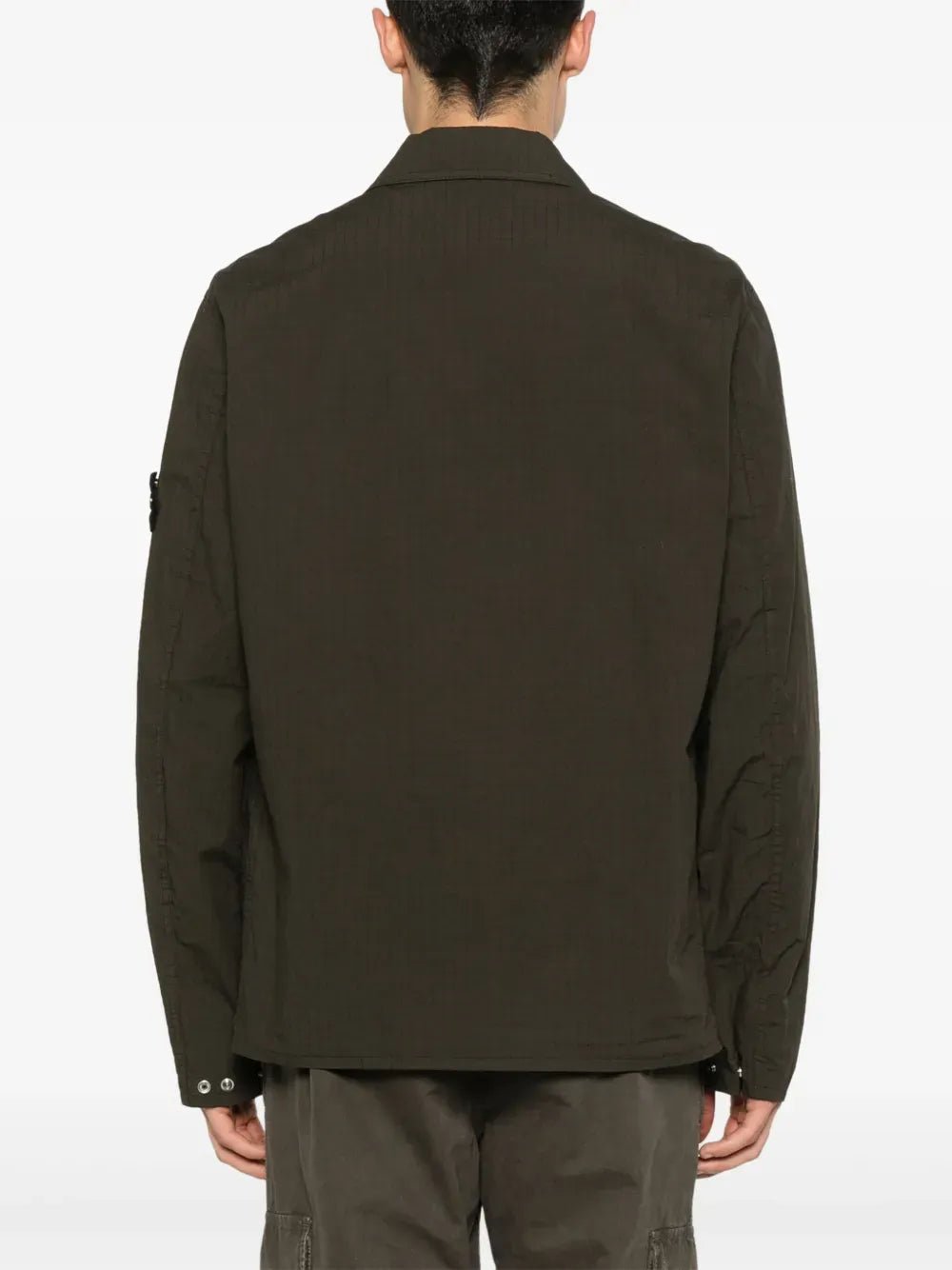 STONE ISLAND - surchemise à patch Compass vert forêt - Lothaire