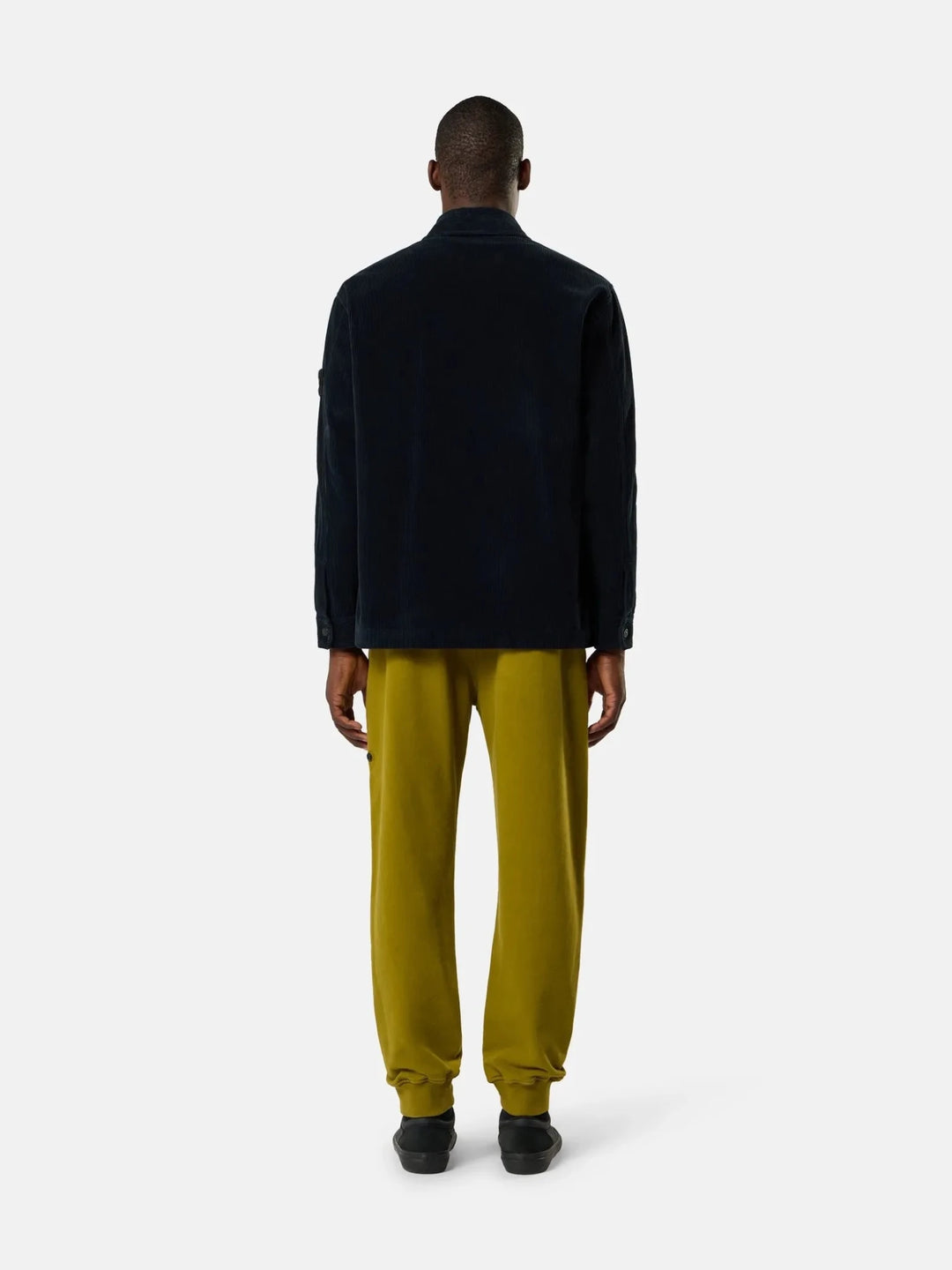 STONE ISLAND - Surchemise ORGANIC COTTON CORDUROY 800 Bleu Marine - Lothaire