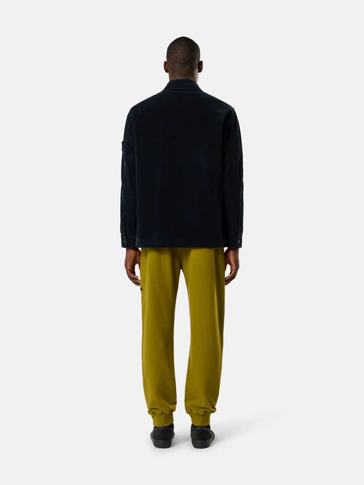 STONE ISLAND - Surchemise ORGANIC COTTON CORDUROY 800 Bleu Marine - Lothaire