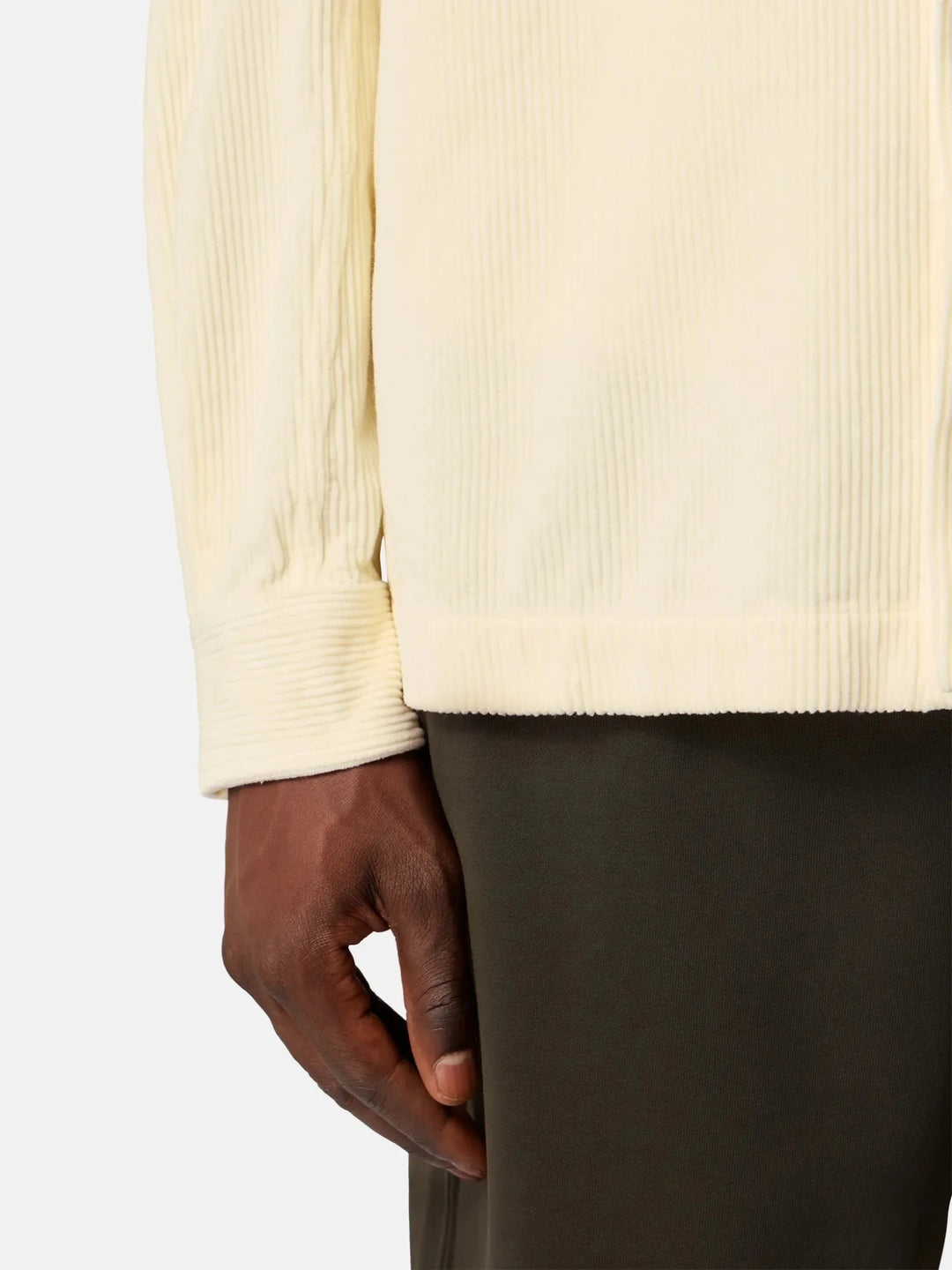 STONE ISLAND - Surchemise ORGANIC COTTON CORDUROY 800 Ivoire - Lothaire