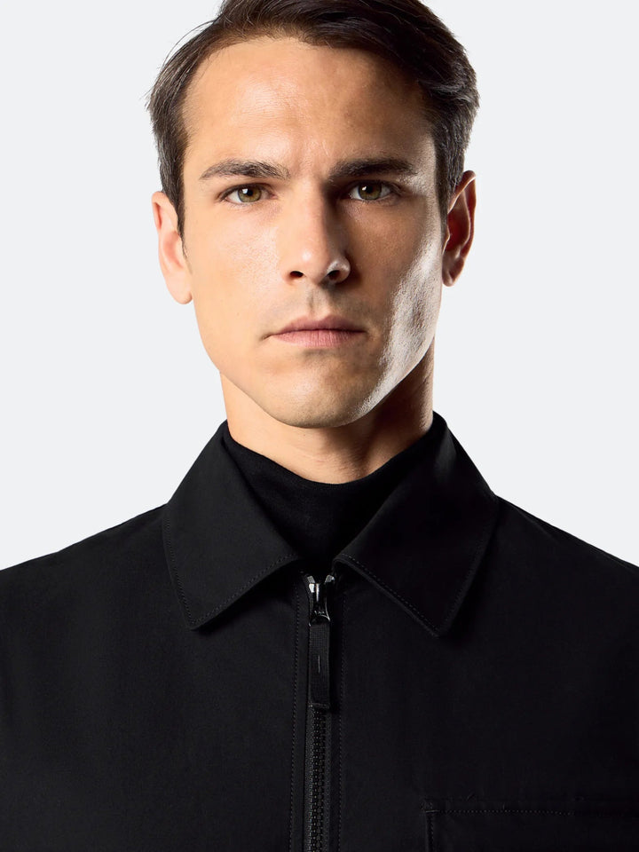 STONE ISLAND - Surchemise Weatherproof Cotton Canvas Ghost Bleu Marine - Lothaire
