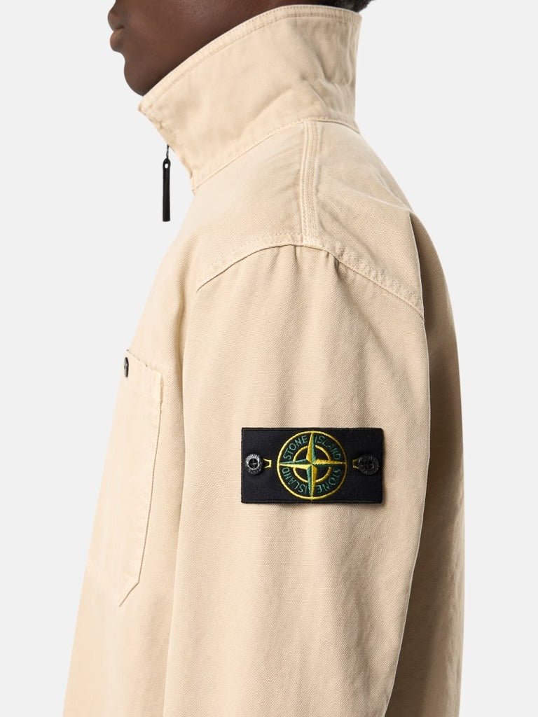 STONE ISLAND - Surchemise zippée coupe confort à poche - Lothaire