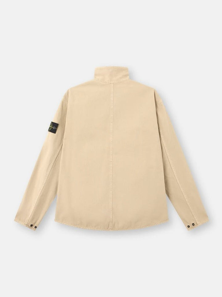 STONE ISLAND - Surchemise zippée coupe confort à poche - Lothaire