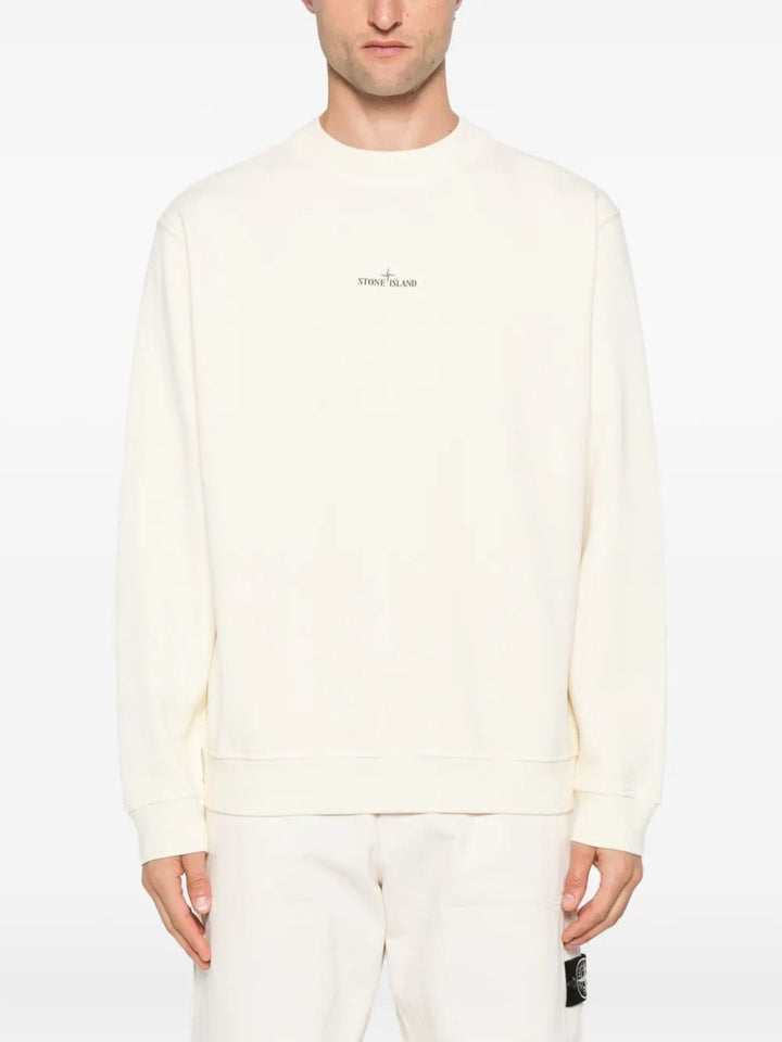 STONE ISLAND - Sweat 6100018 Cotton Fleece - Lothaire