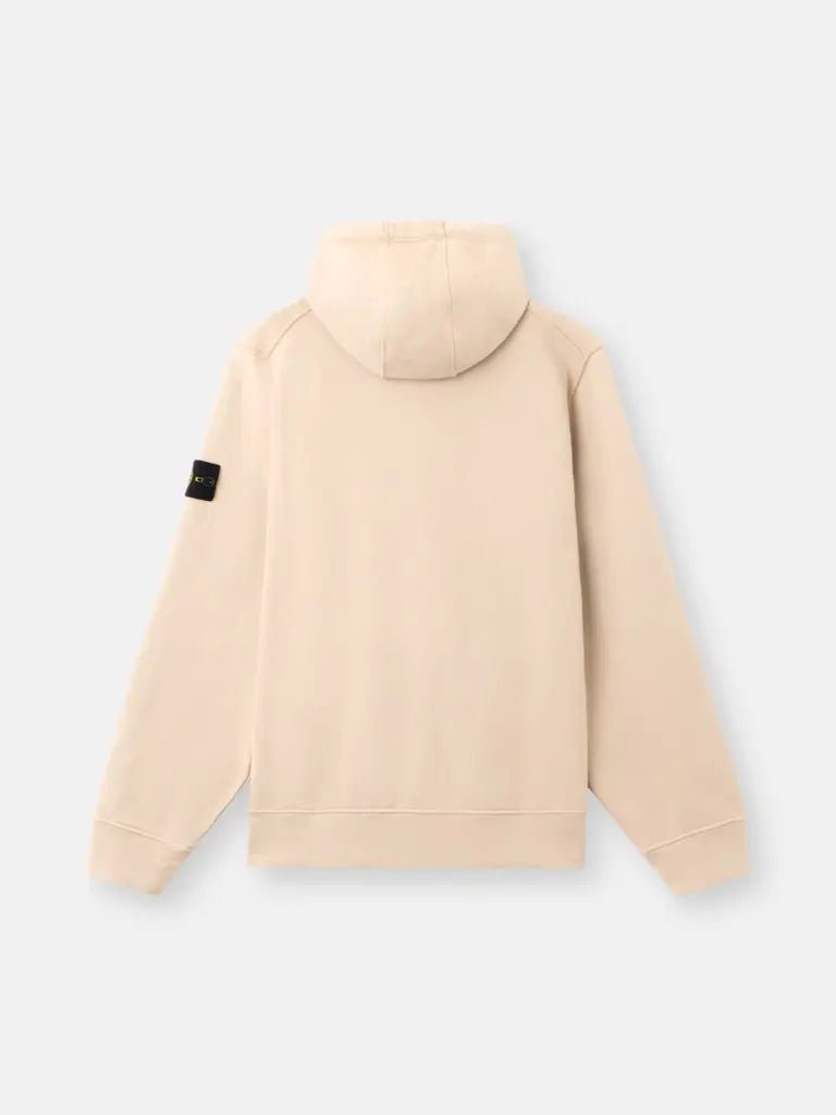 STONE ISLAND - Sweat à Capuche Zippé Beige Sable - Lothaire
