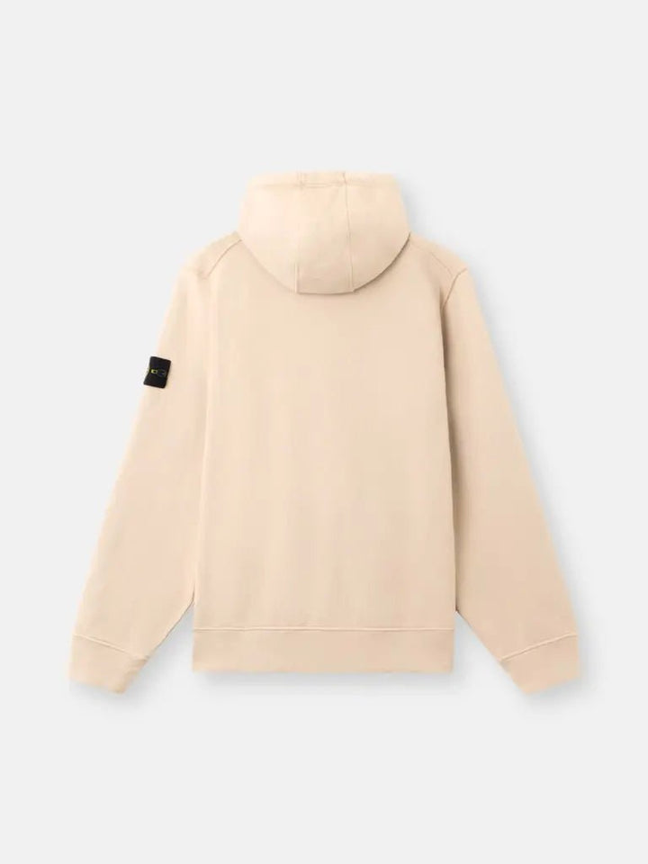 STONE ISLAND - Sweat à Capuche Zippé Beige Sable - Lothaire